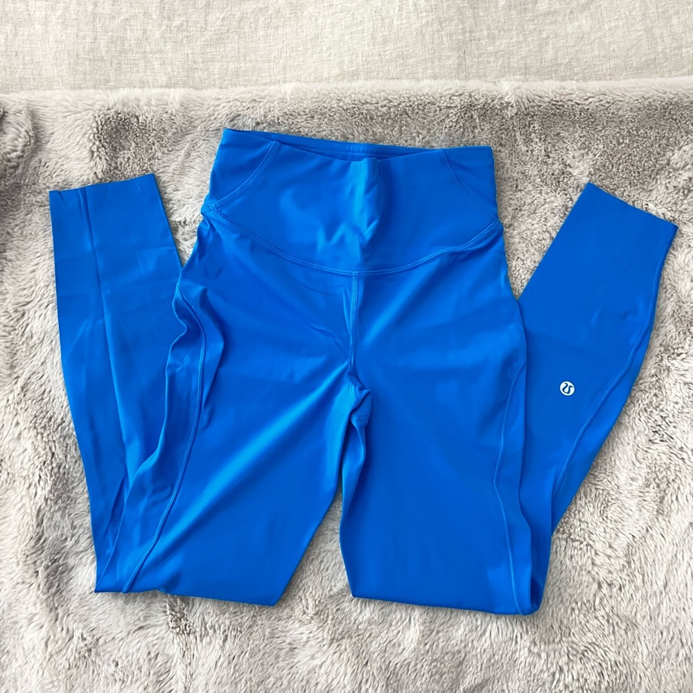 lululemon athletica Bright Blue High-Rise Leggings